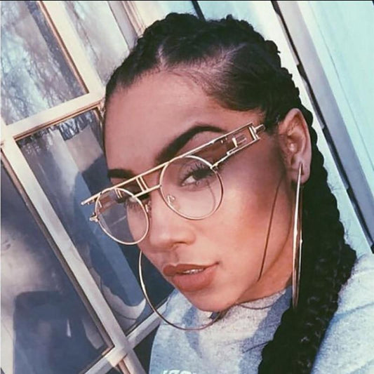 Steampunk Gothic Retro Vintage Rose Gold Women's Designer Sunglasses - Women Sunglasses - DYAVOR®