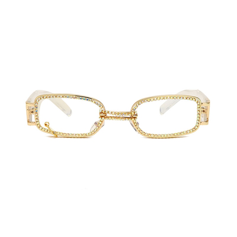 Steampunk UV400 Diamond Rimless Eyewear Sunglasses for Women - Women Sunglasses - DYAVOR®