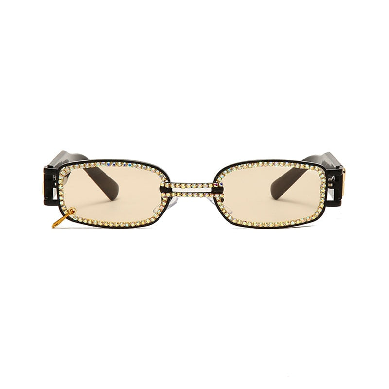 Steampunk UV400 Diamond Rimless Eyewear Sunglasses for Women - Women Sunglasses - DYAVOR®