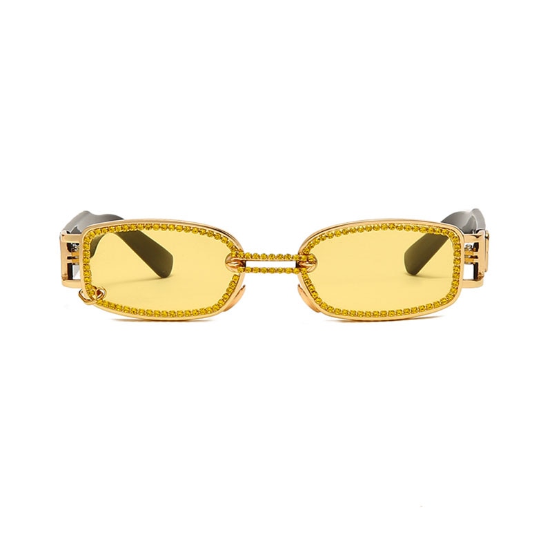 Steampunk UV400 Diamond Rimless Eyewear Sunglasses for Women - Women Sunglasses - DYAVOR®