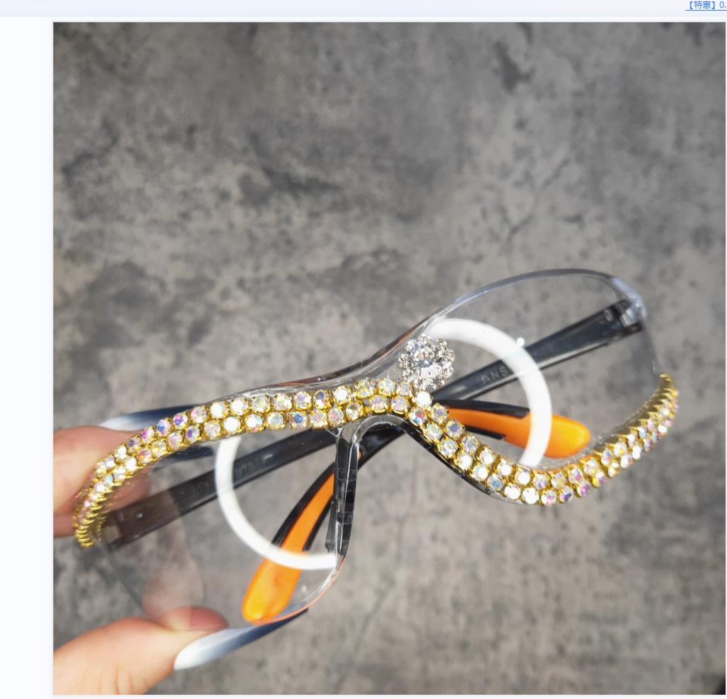 Women's Steampunk Rhinestone Diamond Riding Eyewear Sunglasses - Women Sunglasses - DYAVOR®