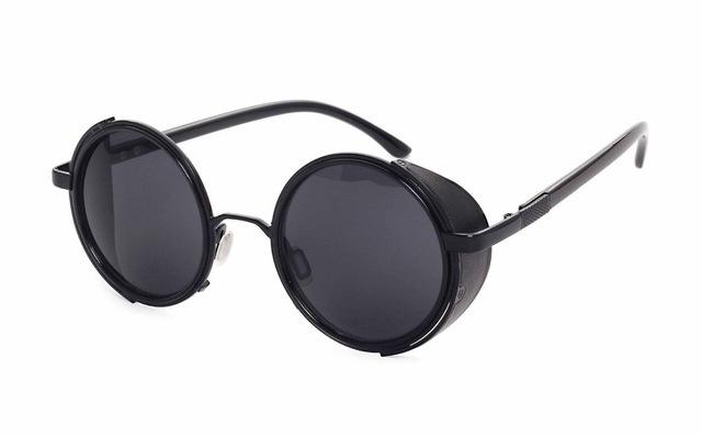 Steampunk Round Fashion Metal Designer Coated Women Sunglasses - Women Sunglasses - DYAVOR®