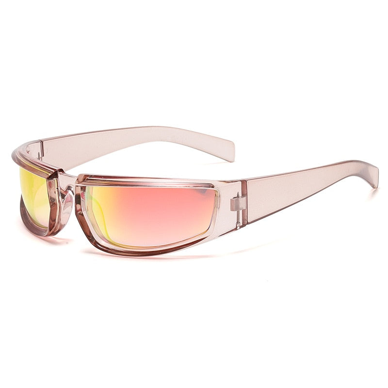 Women's Shield Style Outdoor Goggle Mirror Polarized Sunglasses - Women Sunglasses - DYAVOR®