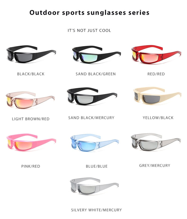 Women's Shield Style Outdoor Goggle Mirror Polarized Sunglasses - Women Sunglasses - DYAVOR®
