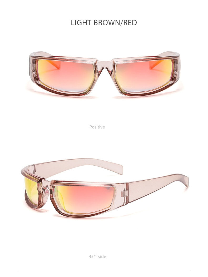 Women's Shield Style Outdoor Goggle Mirror Polarized Sunglasses - Women Sunglasses - DYAVOR®
