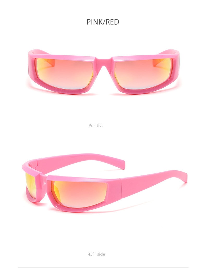 Women's Shield Style Outdoor Goggle Mirror Polarized Sunglasses - Women Sunglasses - DYAVOR®