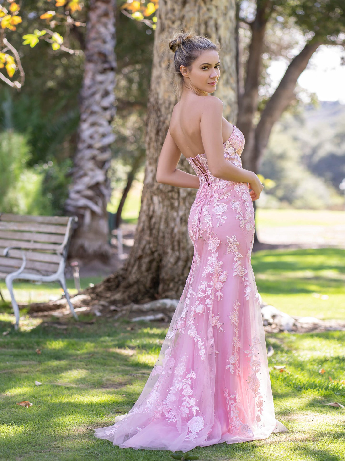 Sweetheart Neck Lace Mermaid Tulle Prom Dress - Prom Dresses - DYAVOR®