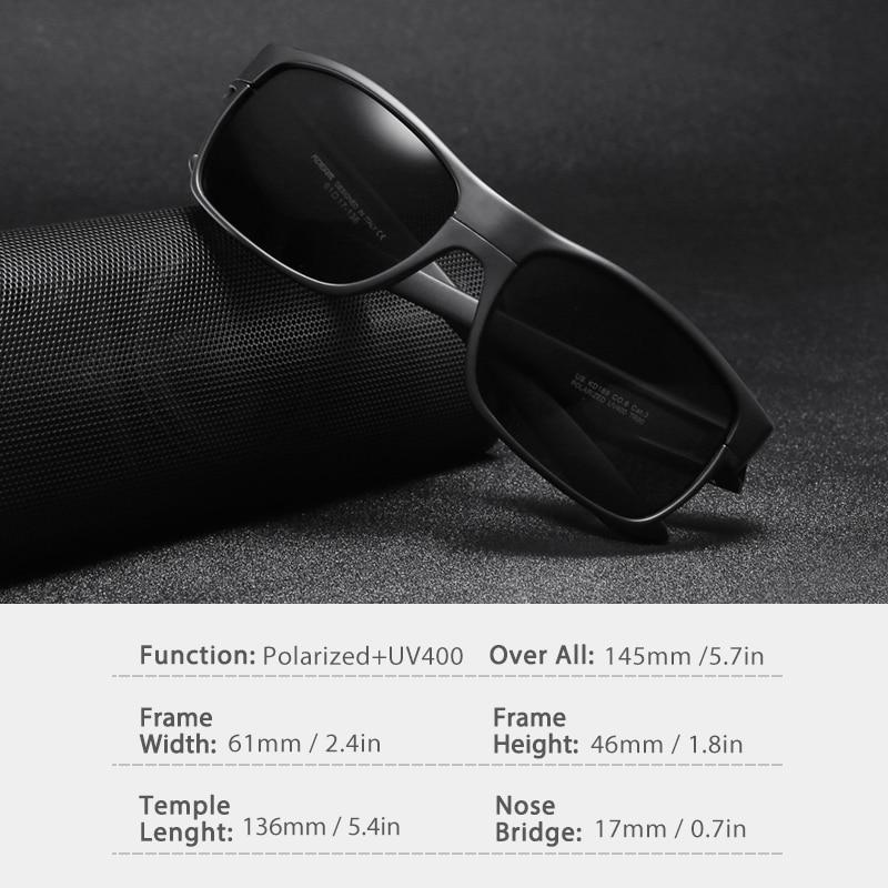 TR90 145mm Lens Width Coated Polarized Sunglasses for Men Women - Unisex Sunglasses - DYAVOR®
