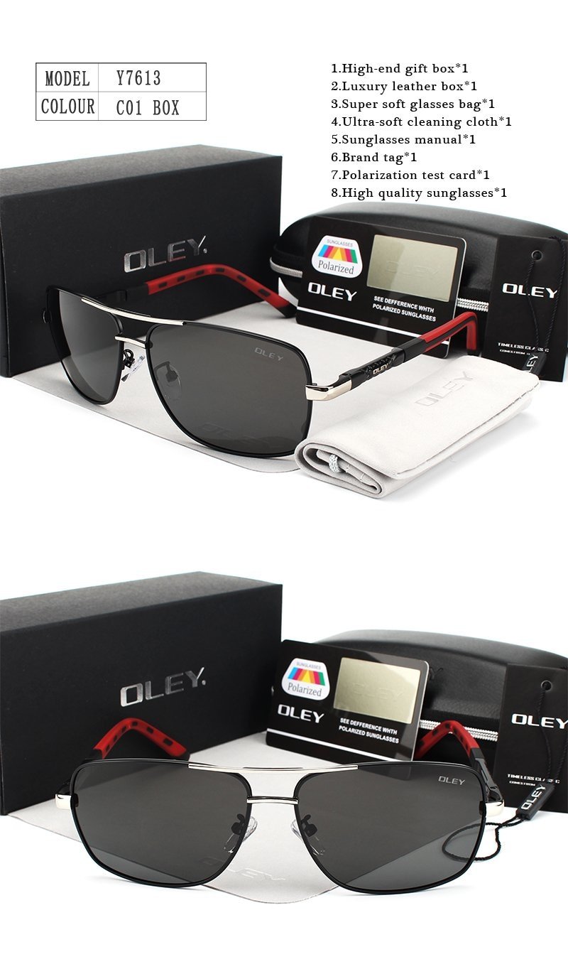Unisex Fashion Eyes Protection Polarized Sunglasses with Accessories - Unisex Sunglasses - DYAVOR®