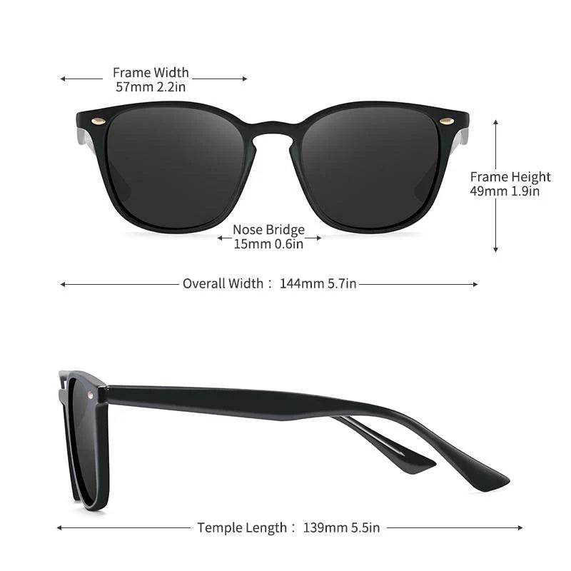 Unisex Fashion Tr90 Anti Impact Uv400 Lens Polarized Sunglasses - Unisex Sunglasses - DYAVOR®