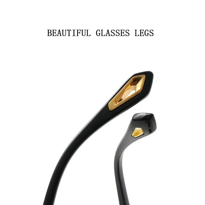 Men and Women Vintage Luxe Semi-rimless Anti-UV Square Sunglasses - Unisex Sunglasses - DYAVOR®