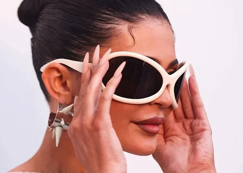 Unisex Punk Sports Luxury Designer UV400 Shades Oversized Wrap Sunglasses - Unisex Sunglasses - DYAVOR®