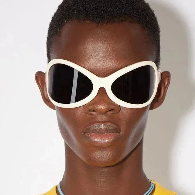 Unisex Punk Sports Luxury Designer UV400 Shades Oversized Wrap Sunglasses - Unisex Sunglasses - DYAVOR®