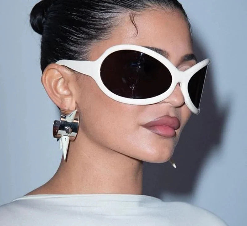 Unisex Punk Sports Luxury Designer UV400 Shades Oversized Wrap Sunglasses - Unisex Sunglasses - DYAVOR®