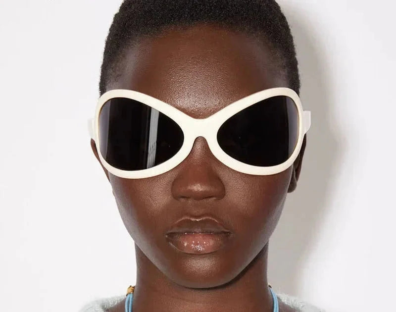 Unisex Punk Sports Luxury Designer UV400 Shades Oversized Wrap Sunglasses - Unisex Sunglasses - DYAVOR®