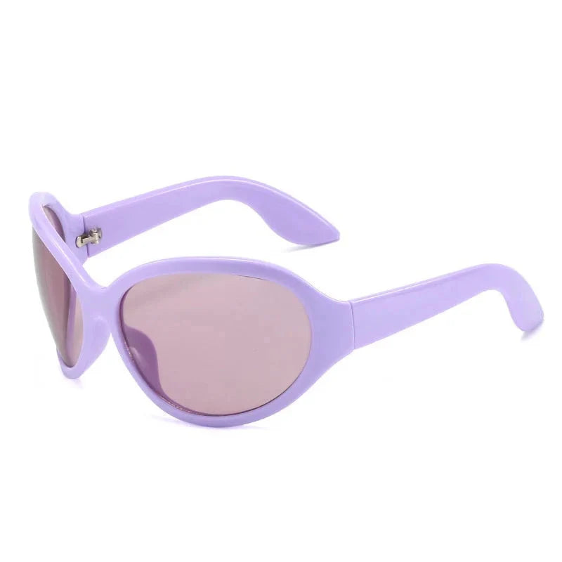 Unisex Punk Sports Luxury Designer UV400 Shades Oversized Wrap Sunglasses - Unisex Sunglasses - DYAVOR®