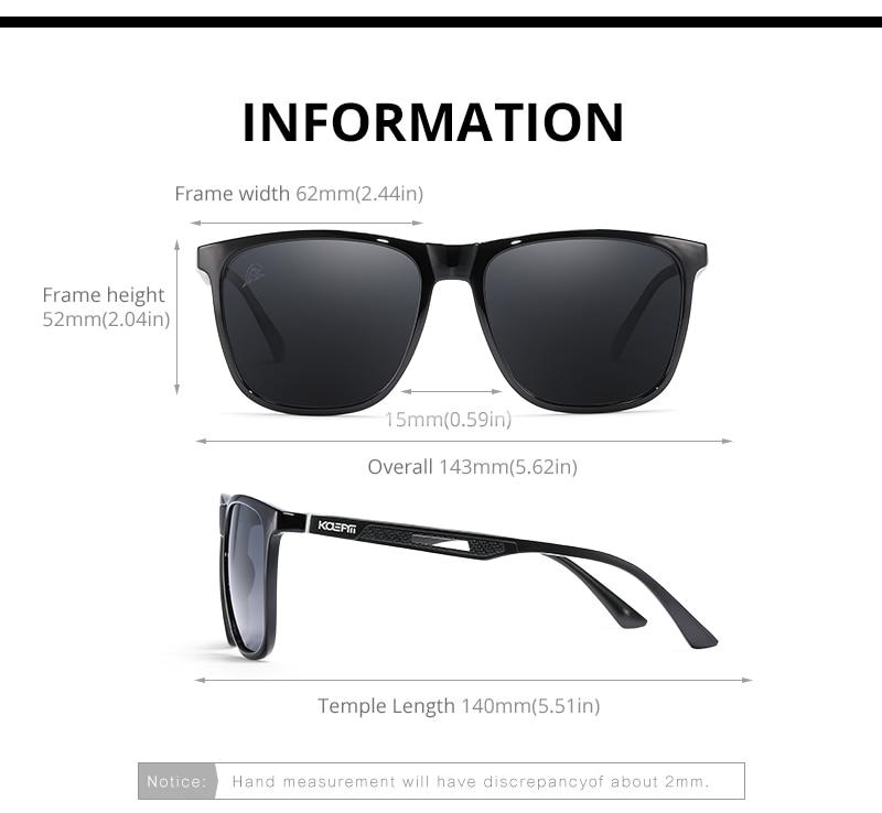 Unisex Strong Spring Hinges Polarized Light TR90 Frame Sun Glasses - Unisex Sunglasses - DYAVOR®