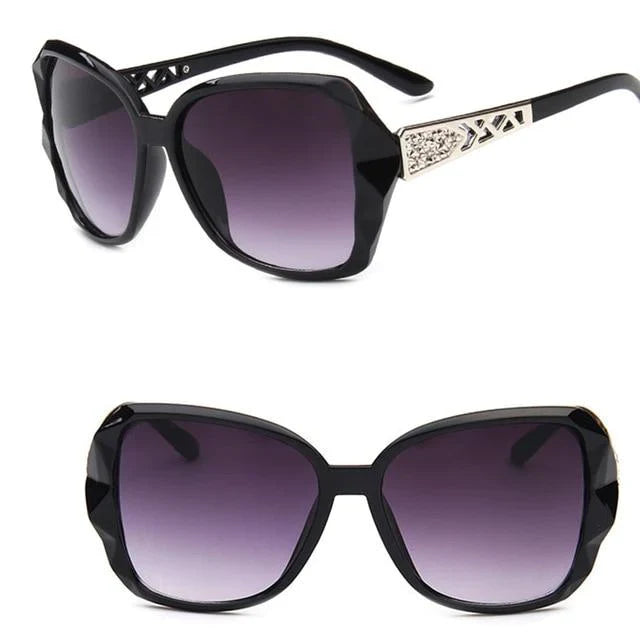 Vintage Big Frame Cat Eye Anti-Reflective Lens Women's Driving Sunglasses - Women Sunglasses - DYAVOR®