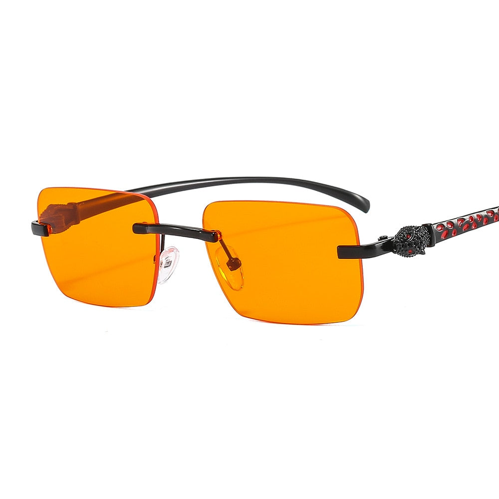 Women's Vintage Fashion Designer Rimless Small Square Sunglasses - Women Sunglasses - DYAVOR®