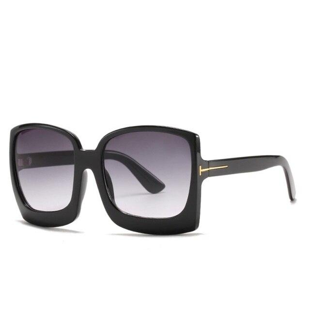 Vintage Modern Women's One Piece UV400 Gradient Oversized Square Sunglasses - Women Sunglasses - DYAVOR®