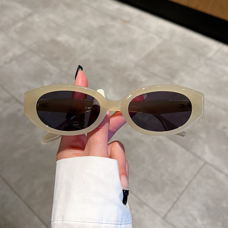 Unisex Designer Fashion Retro Vintage Oval Gradient Eyewear Sunglasses - Unisex Sunglasses - DYAVOR®
