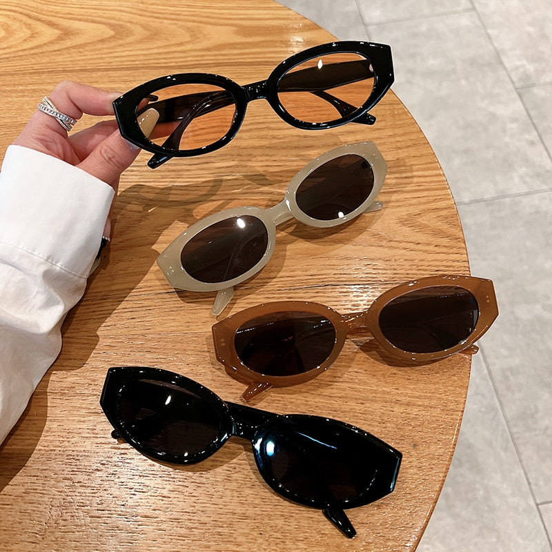Unisex Designer Fashion Retro Vintage Oval Gradient Eyewear Sunglasses - Unisex Sunglasses - DYAVOR®
