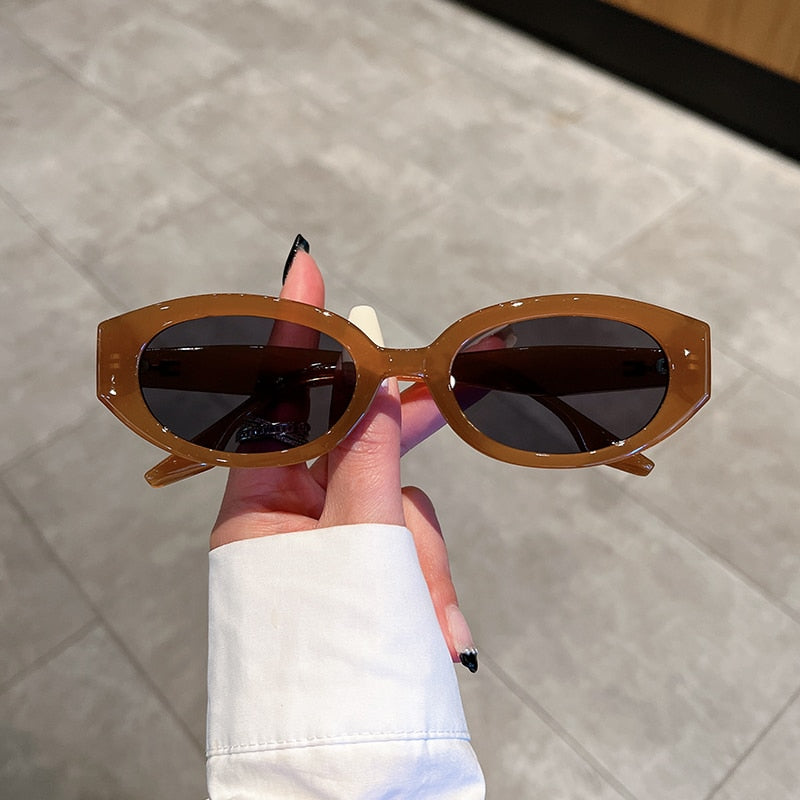 Unisex Designer Fashion Retro Vintage Oval Gradient Eyewear Sunglasses - Unisex Sunglasses - DYAVOR®