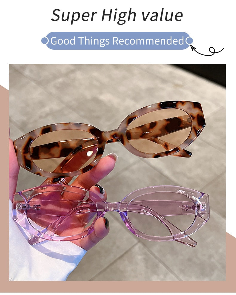Unisex Designer Fashion Retro Vintage Oval Gradient Eyewear Sunglasses - Unisex Sunglasses - DYAVOR®