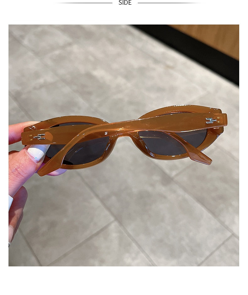 Unisex Designer Fashion Retro Vintage Oval Gradient Eyewear Sunglasses - Unisex Sunglasses - DYAVOR®