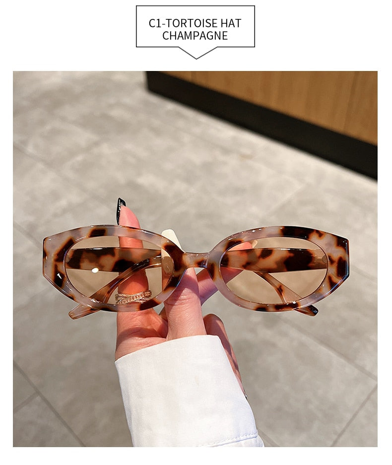 Unisex Designer Fashion Retro Vintage Oval Gradient Eyewear Sunglasses - Unisex Sunglasses - DYAVOR®