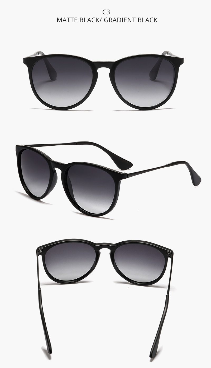 Vintage Retro UV Protected Polarized Round Sunglasses for Women - Women Sunglasses - DYAVOR®