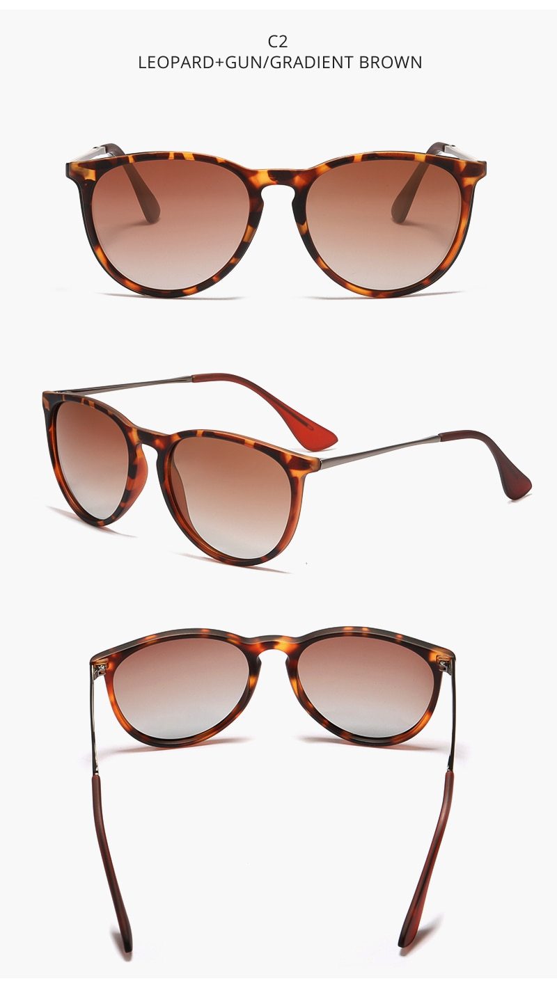 Vintage Retro UV Protected Polarized Round Sunglasses for Women - Women Sunglasses - DYAVOR®