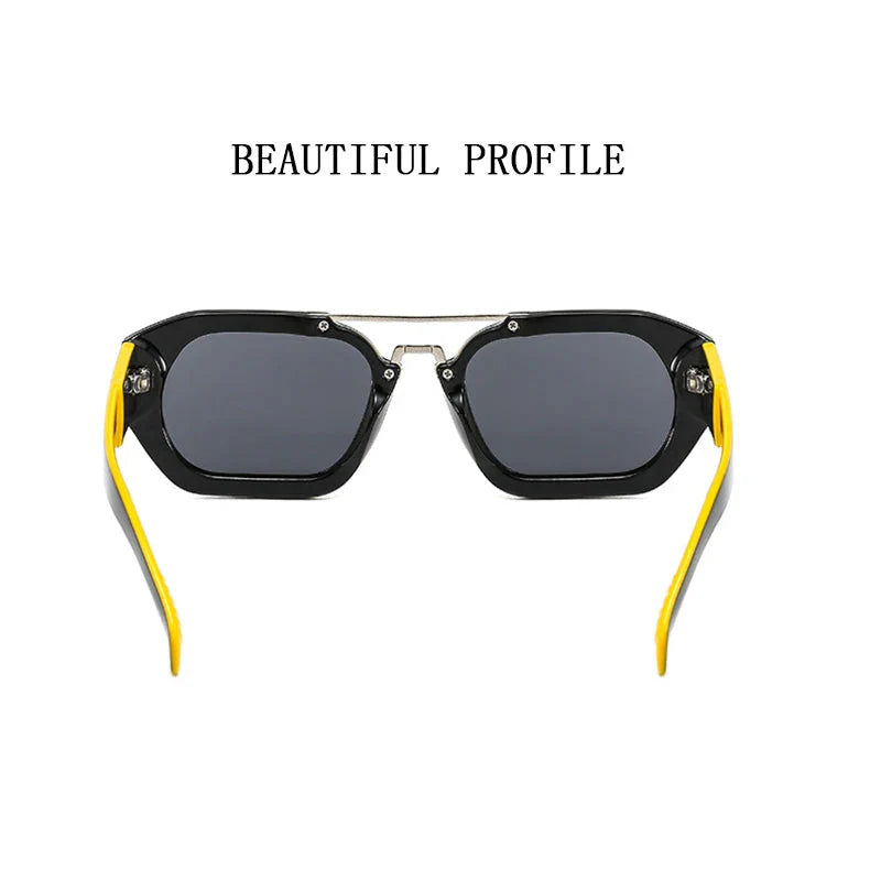 Vintage Steampunk Style Anti-UV Square Sunglasses for Men and Women - Unisex Sunglasses - DYAVOR®