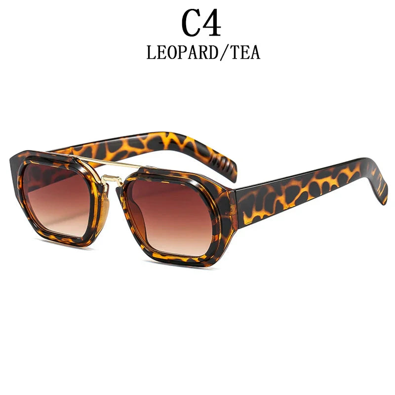 Vintage Steampunk Style Anti-UV Square Sunglasses for Men and Women - Unisex Sunglasses - DYAVOR®