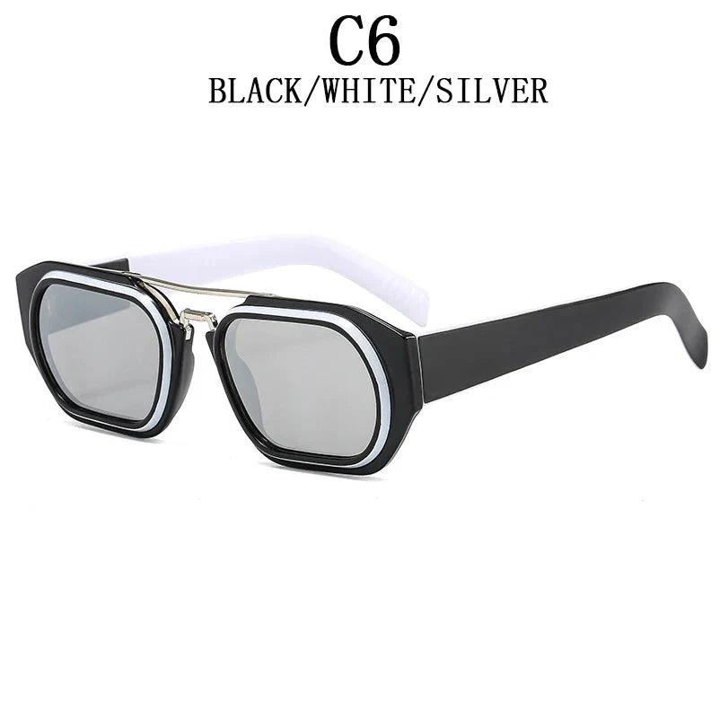 Vintage Steampunk Style Anti-UV Square Sunglasses for Men and Women - Unisex Sunglasses - DYAVOR®
