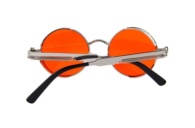 Vintage Steampunk Round Design Sunglasses for Women with UV400 Lenses - Women Sunglasses - DYAVOR®