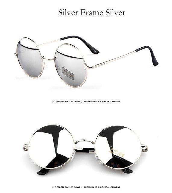 Vintage Steampunk Round Designer Metal Coated Women Sunglasses - Women Sunglasses - DYAVOR®