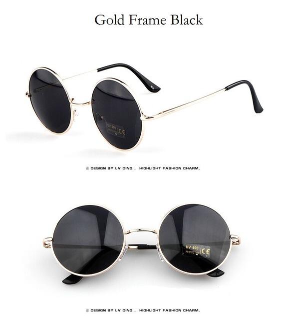 Vintage Steampunk Round Designer Metal Coated Women Sunglasses - Women Sunglasses - DYAVOR®