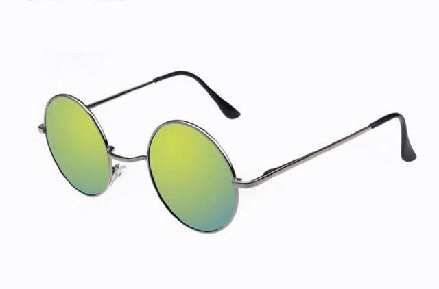 Vintage Steampunk Round Designer Metal Coated Women Sunglasses - Women Sunglasses - DYAVOR®