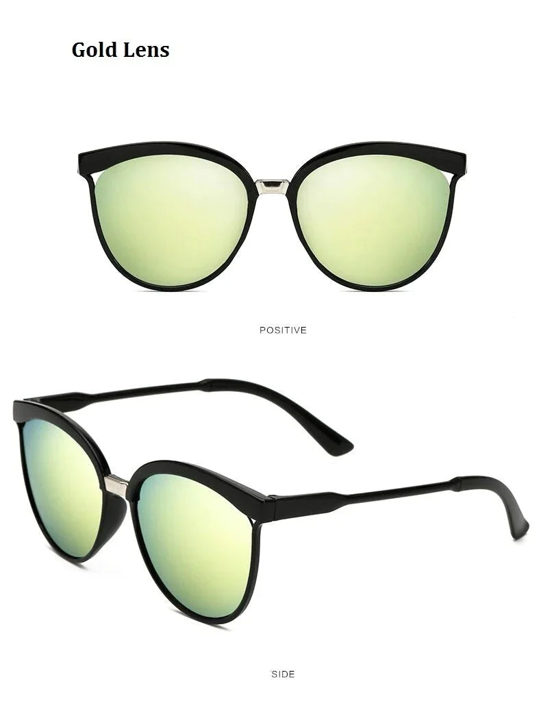 Vintage Style Designer Retro Sunglasses for Women with Mirror Lens - Women Sunglasses - DYAVOR®