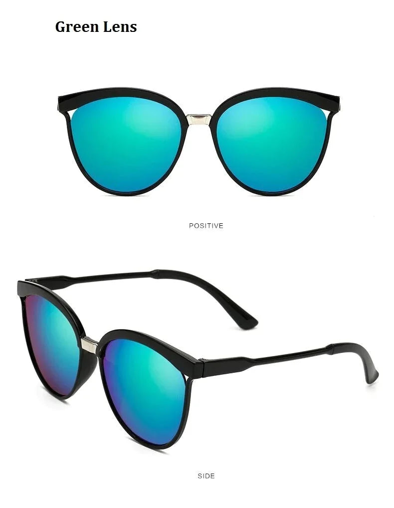Vintage Style Designer Retro Sunglasses for Women with Mirror Lens - Women Sunglasses - DYAVOR®