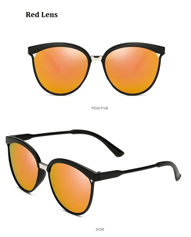 Vintage Style Designer Retro Sunglasses for Women with Mirror Lens - Women Sunglasses - DYAVOR®