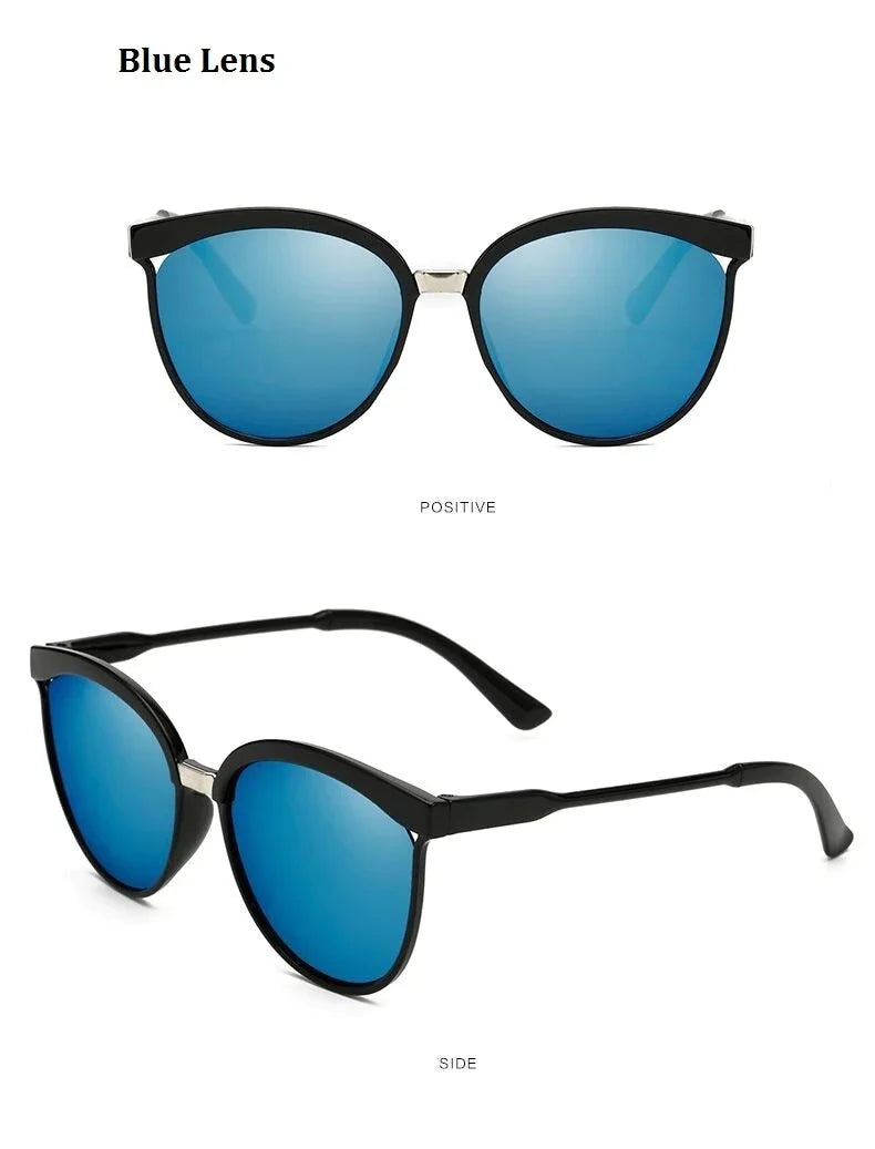 Vintage Style Designer Retro Sunglasses for Women with Mirror Lens - Women Sunglasses - DYAVOR®