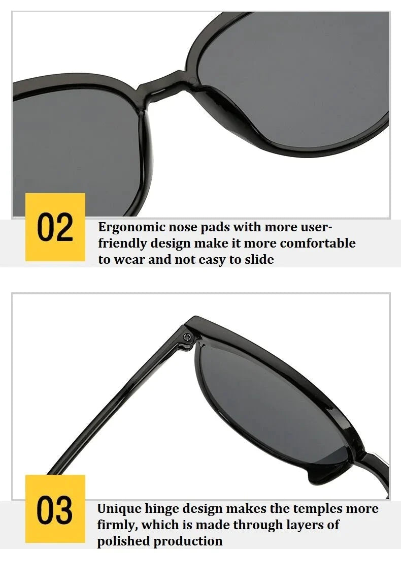 Vintage Style Designer Retro Sunglasses for Women with Mirror Lens - Women Sunglasses - DYAVOR®