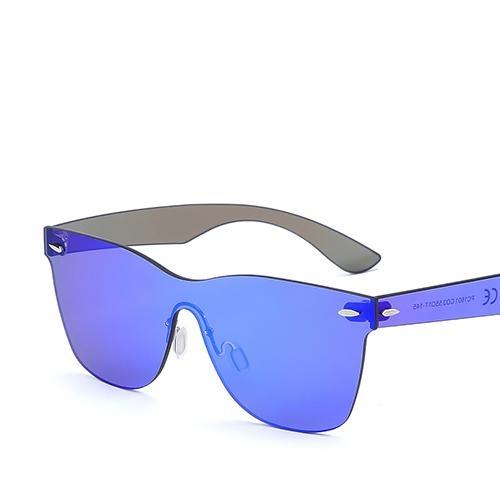 Vintage Style Men and Women Flat Lens Rimless Square Frame Oculos Sunglasses - Unisex Sunglasses - DYAVOR®
