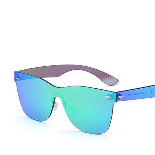 Vintage Style Men and Women Flat Lens Rimless Square Frame Oculos Sunglasses - Unisex Sunglasses - DYAVOR®