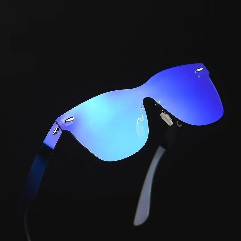Vintage Style Men and Women Flat Lens Rimless Square Frame Oculos Sunglasses - Unisex Sunglasses - DYAVOR®