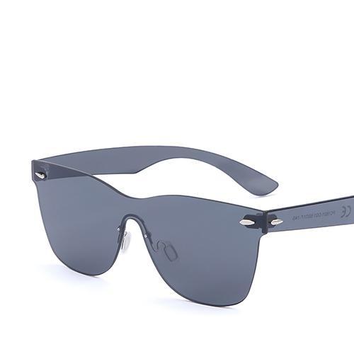 Vintage Style Men and Women Flat Lens Rimless Square Frame Oculos Sunglasses - Unisex Sunglasses - DYAVOR®