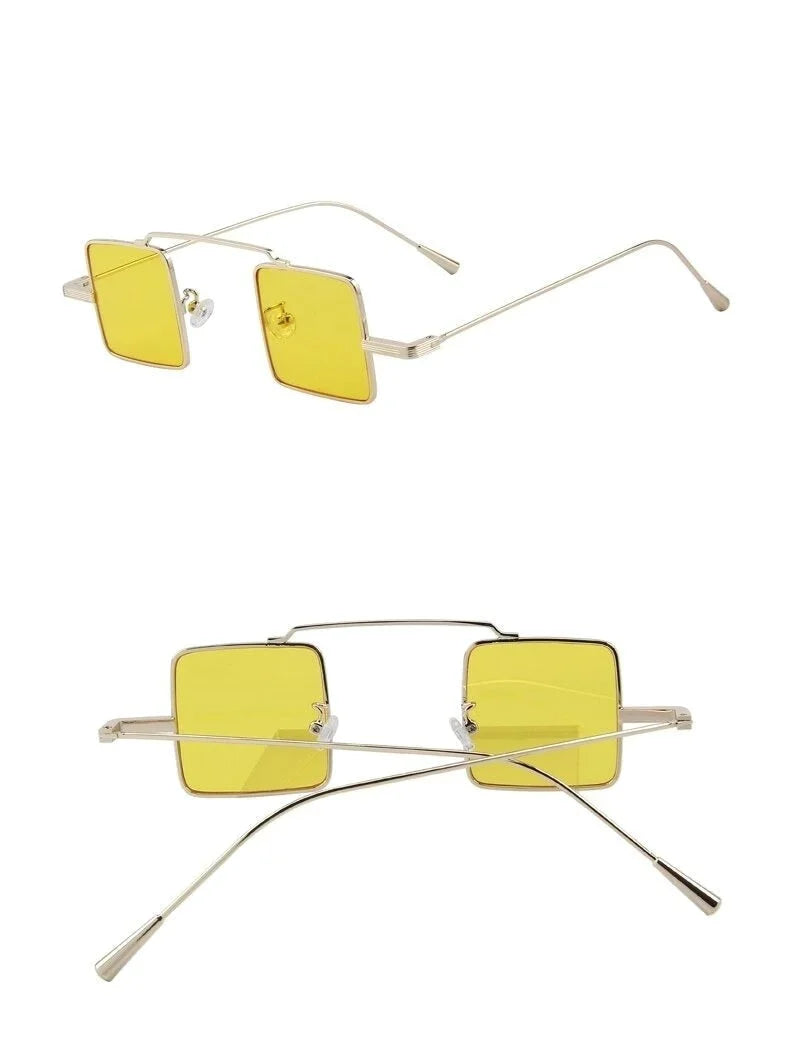 Vintage Women Steampunk Square Anti-Reflective Sunglasses - Women Sunglasses - DYAVOR®
