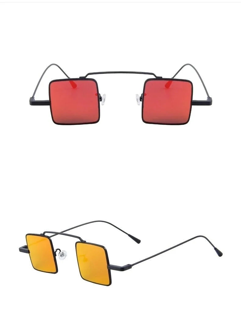 Vintage Women Steampunk Square Anti-Reflective Sunglasses - Women Sunglasses - DYAVOR®